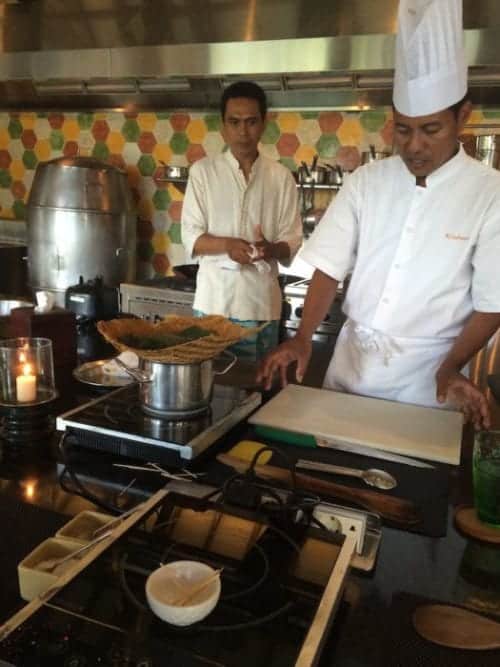 Chef for the day at the Cooking Academy at Four Seasons Bali