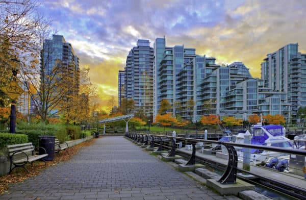 Where To Stay In Vancouver Best Places To Stay For 2024   Vancouver Paved Pathway Along Coal Harbour And Modern Residential Buildings In The Background 600x392 