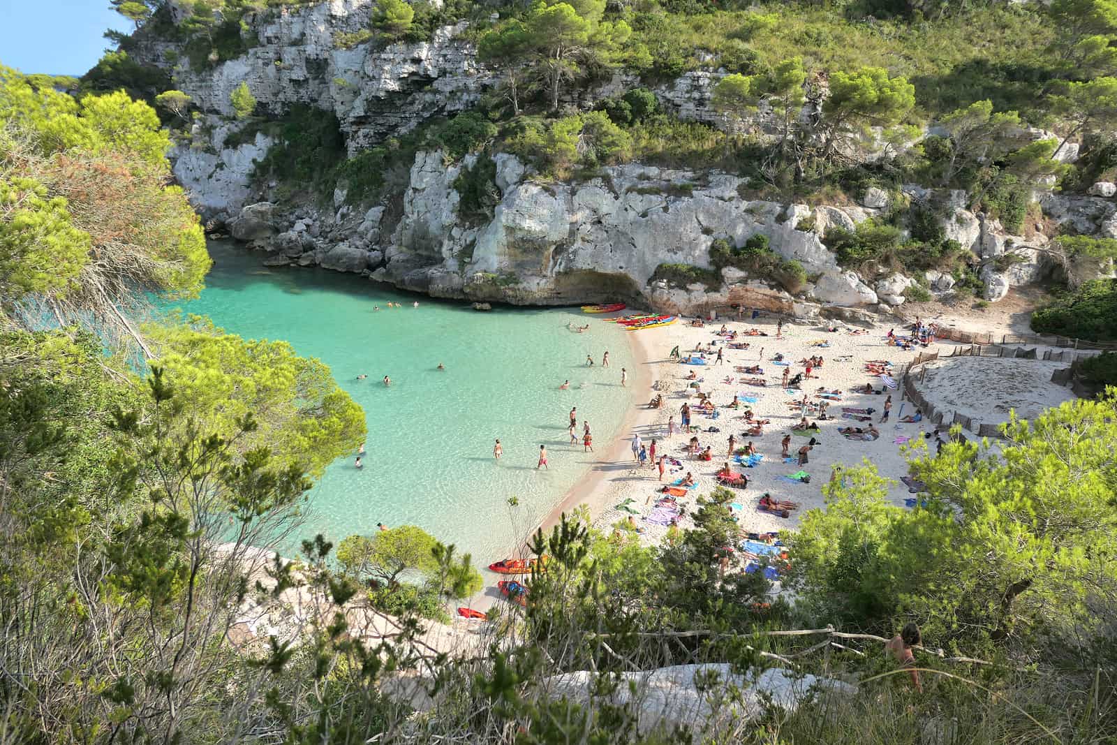 travelling around menorca