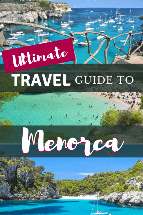 travelling around menorca