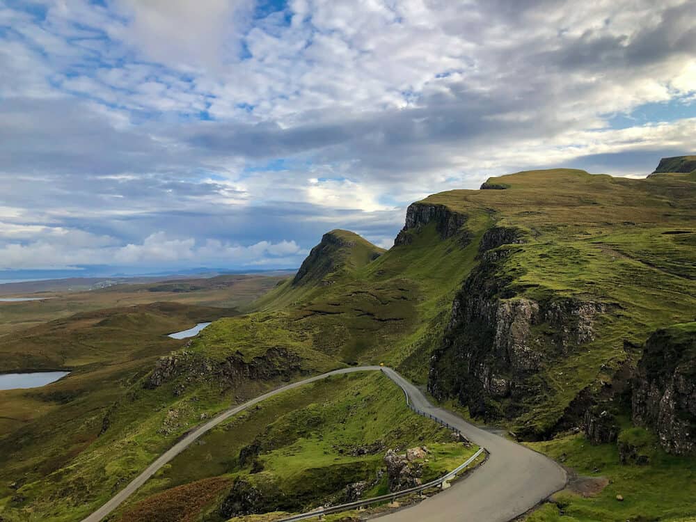 Right of The Quiraing on the Isle of Skye