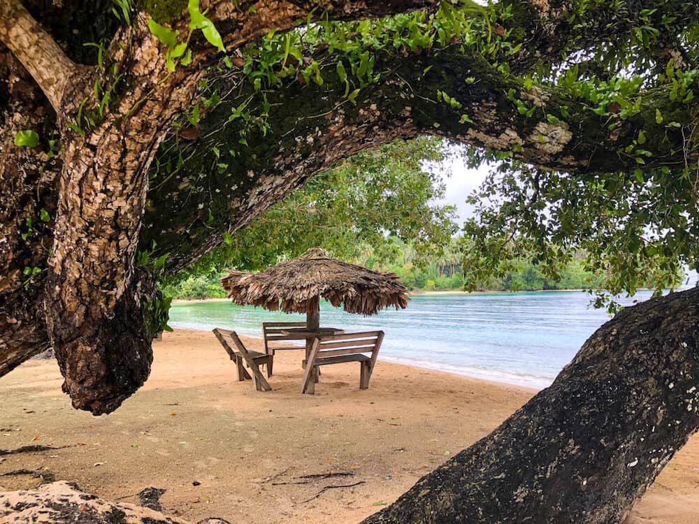 Saeraghi Beach near Gizo in the Solomon Islands