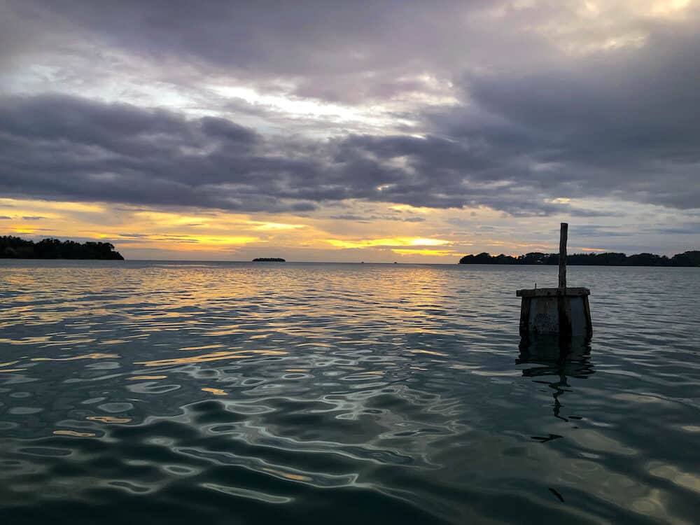 sunset cruise Boat cruise from Munda in the Solomon Islands