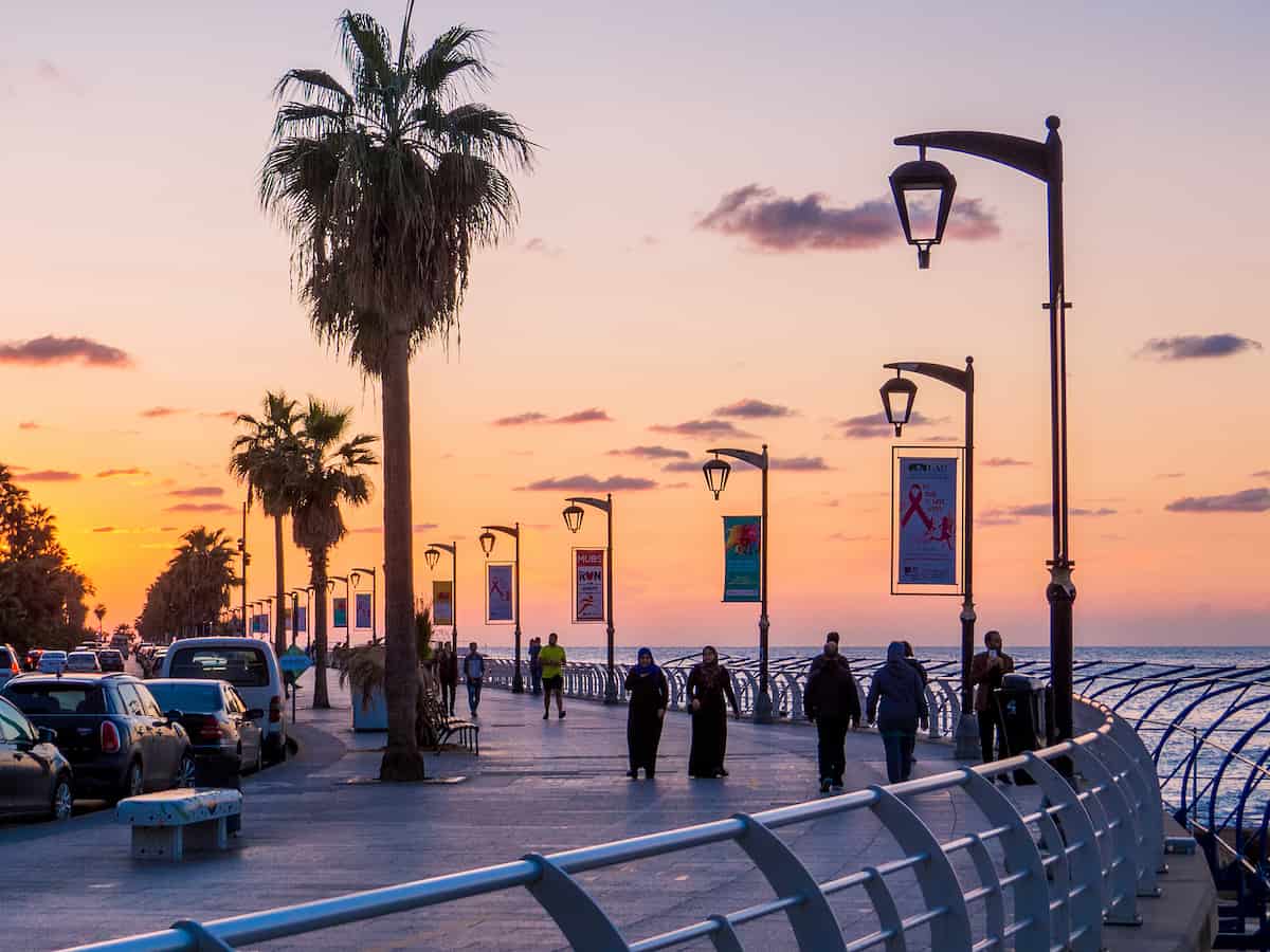 Where To Stay In Beirut Best Places To Stay For 2024   Beirut Sunset On La Corniche 